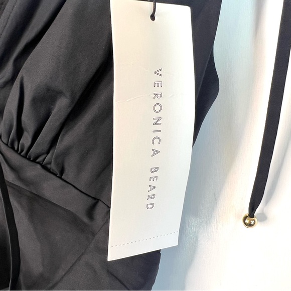 NWT Veronica Beard Perrin Dress Black Size 8 - Picture 12 of 14